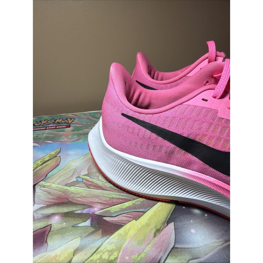 Nike Air Zoom Pegasus 37 Womens size 11 Running Shoes Pink Orange - Picture 2 of 15